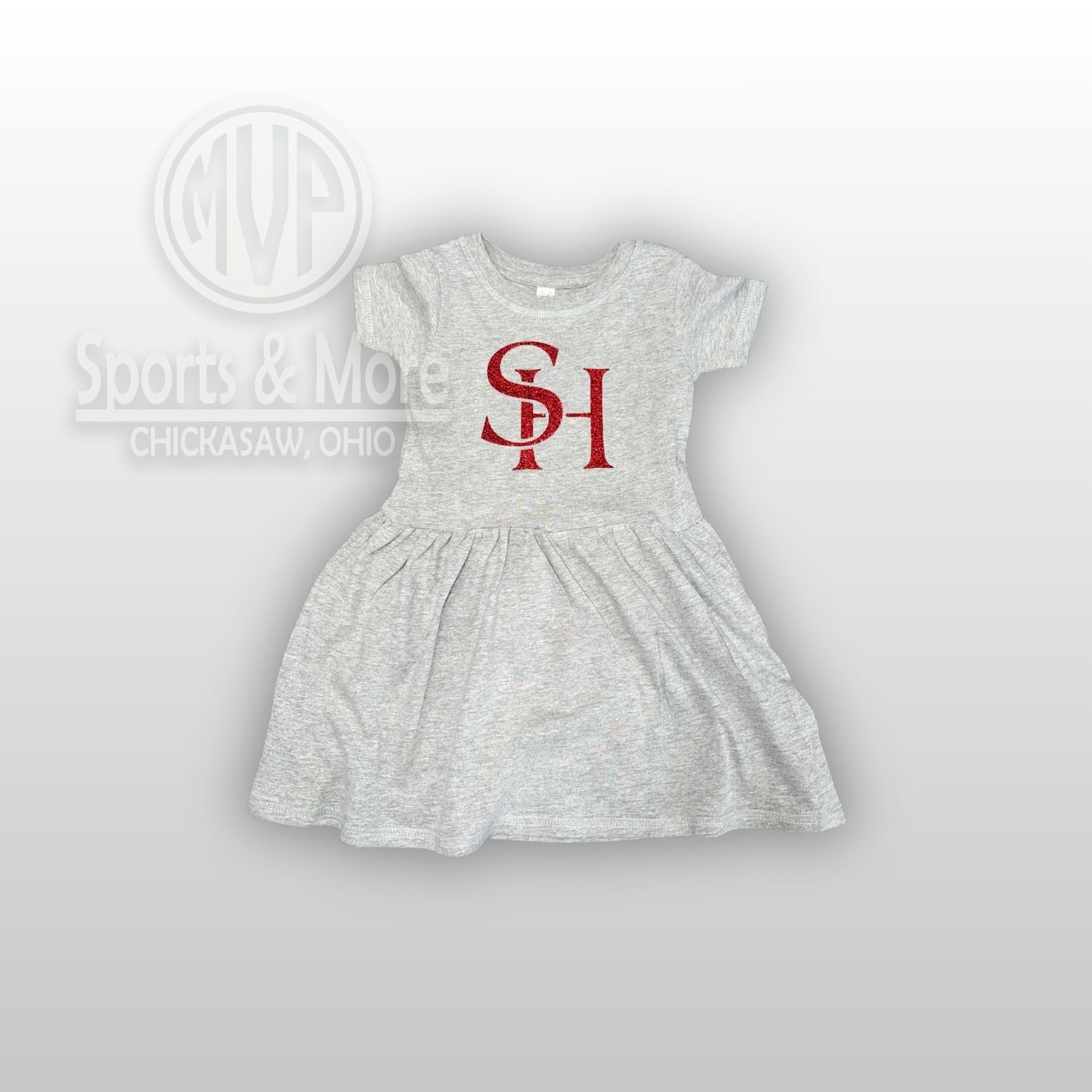 Toddler Fine Jersey Dress - 5333 - SH- Heather, Size: 2T