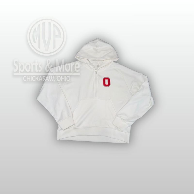 Womens Half-Zip Hoodie - 8467 - OHIO PUFF