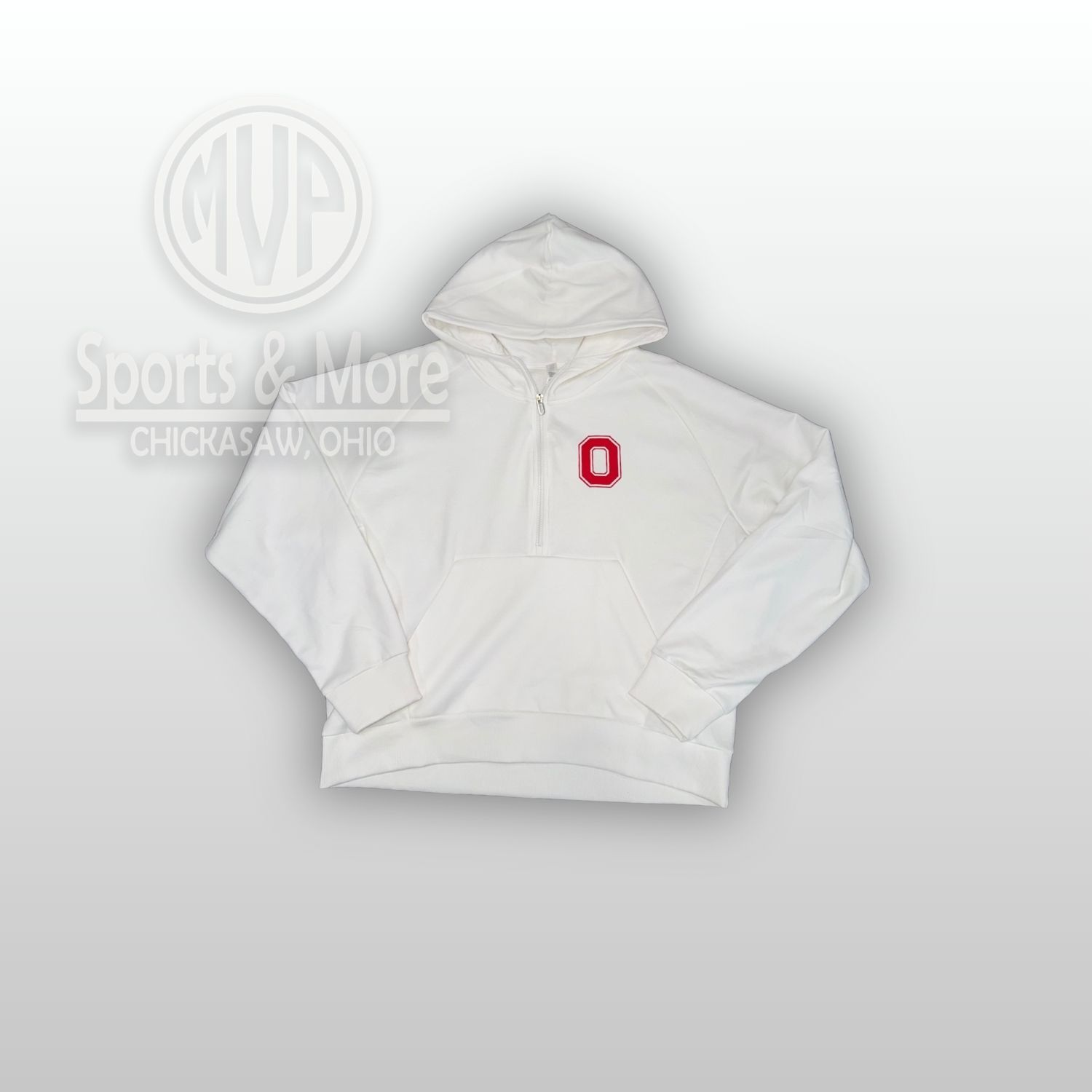 Womens Half-Zip Hoodie - 8467 - OHIO PUFF, Size: XS
