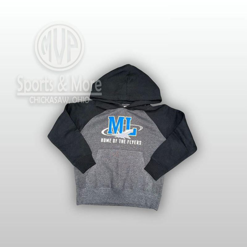 Youth Lightweight Special Blend Raglan Hooded Sweatshirt - PRM15YSB- HOME OF THE FLYERS