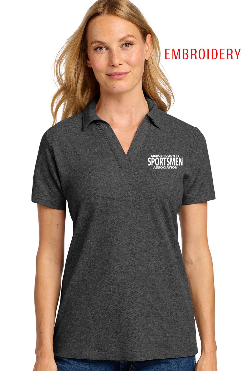 MSCA -LADIES  Port Authority C-FREE Cotton Blend Pique Polo - L867