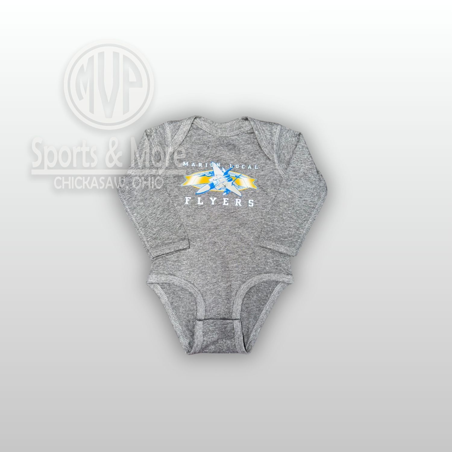 Rabbit Skins Infant Long Sleeve Jersey Bodysuit - RS4421- BANNER PLANE, Size: NB