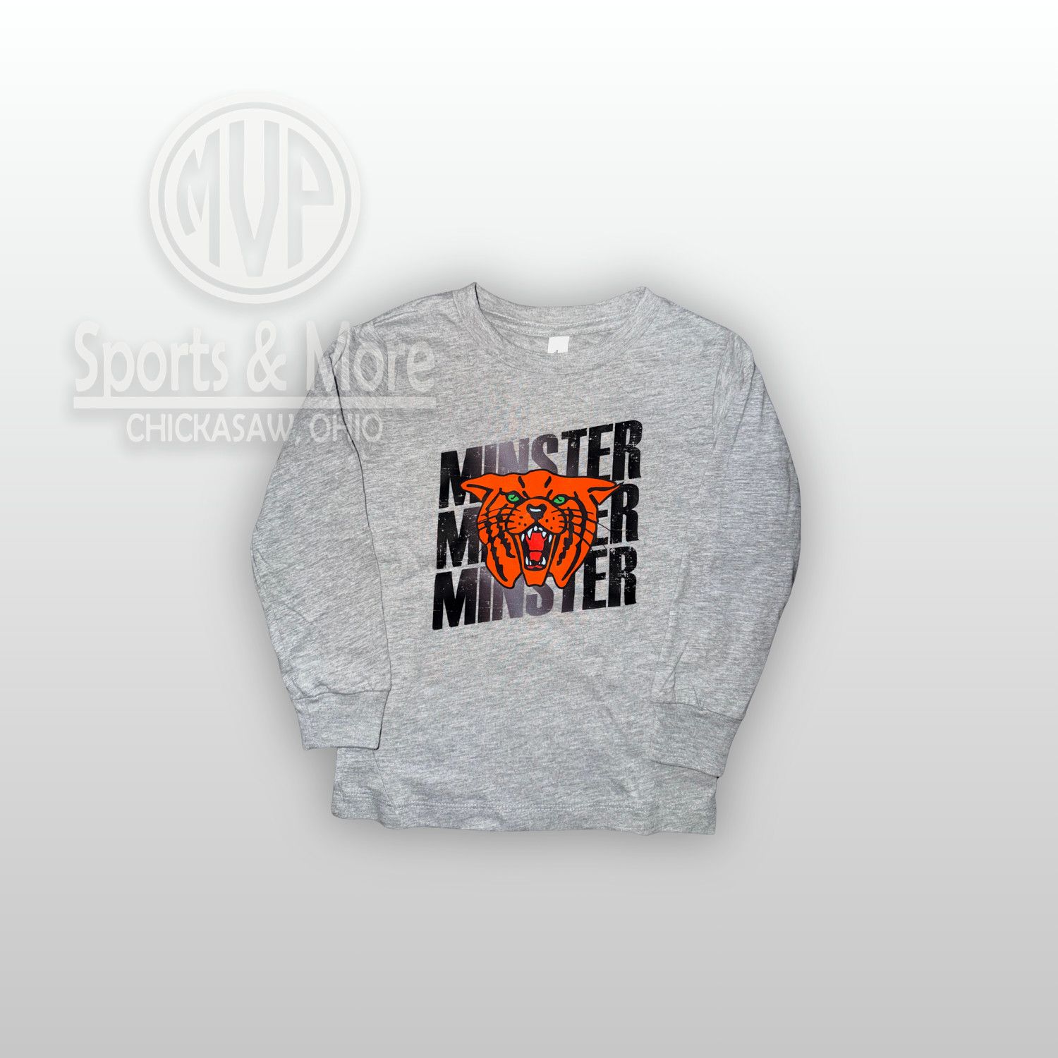 BELLA+CANVAS Toddler Jersey Long Sleeve Tee- BC3501T- MINSTER, Size: 2T