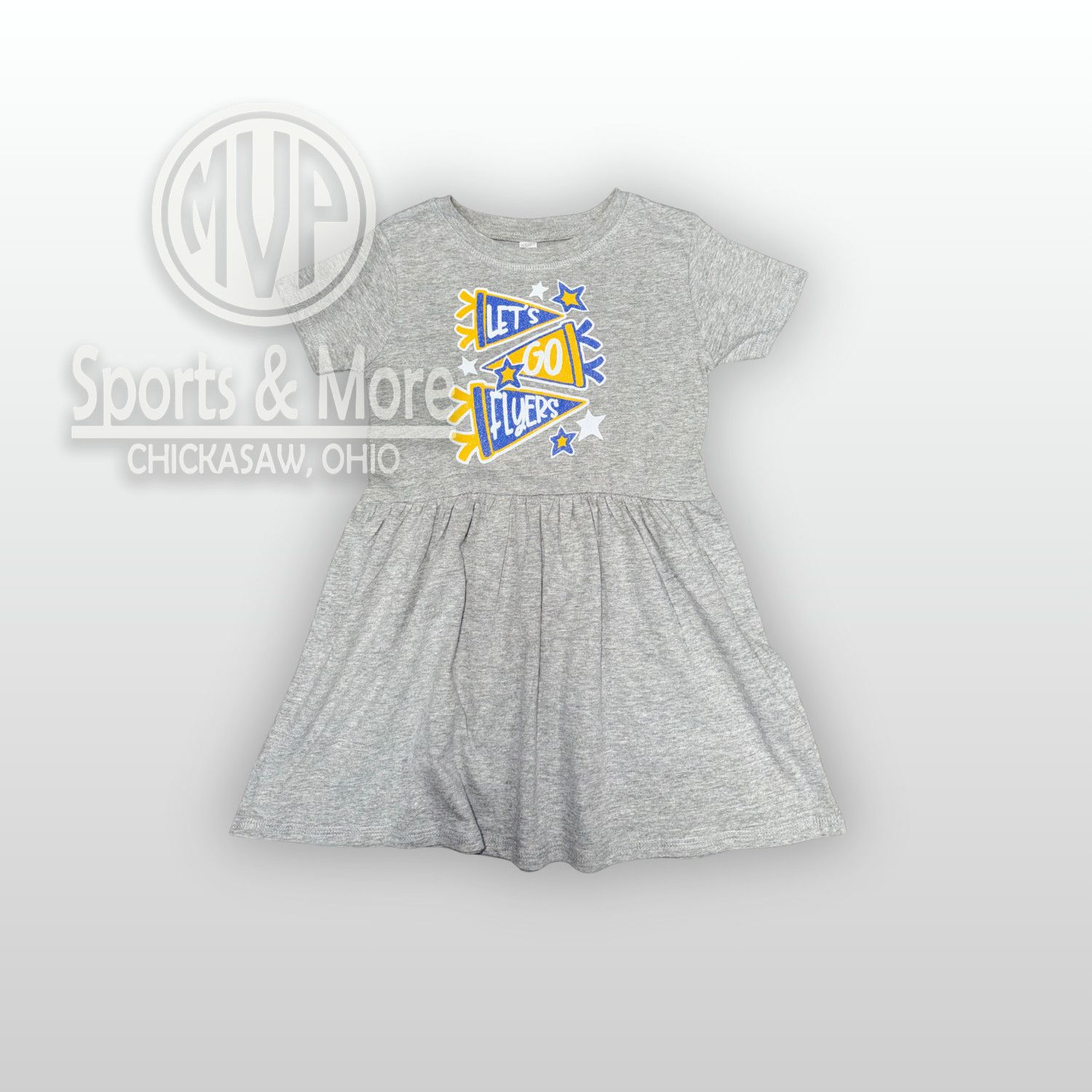 Toddler Fine Jersey Dress- 5333- GLITTER PENNAT ML, Size: 2T