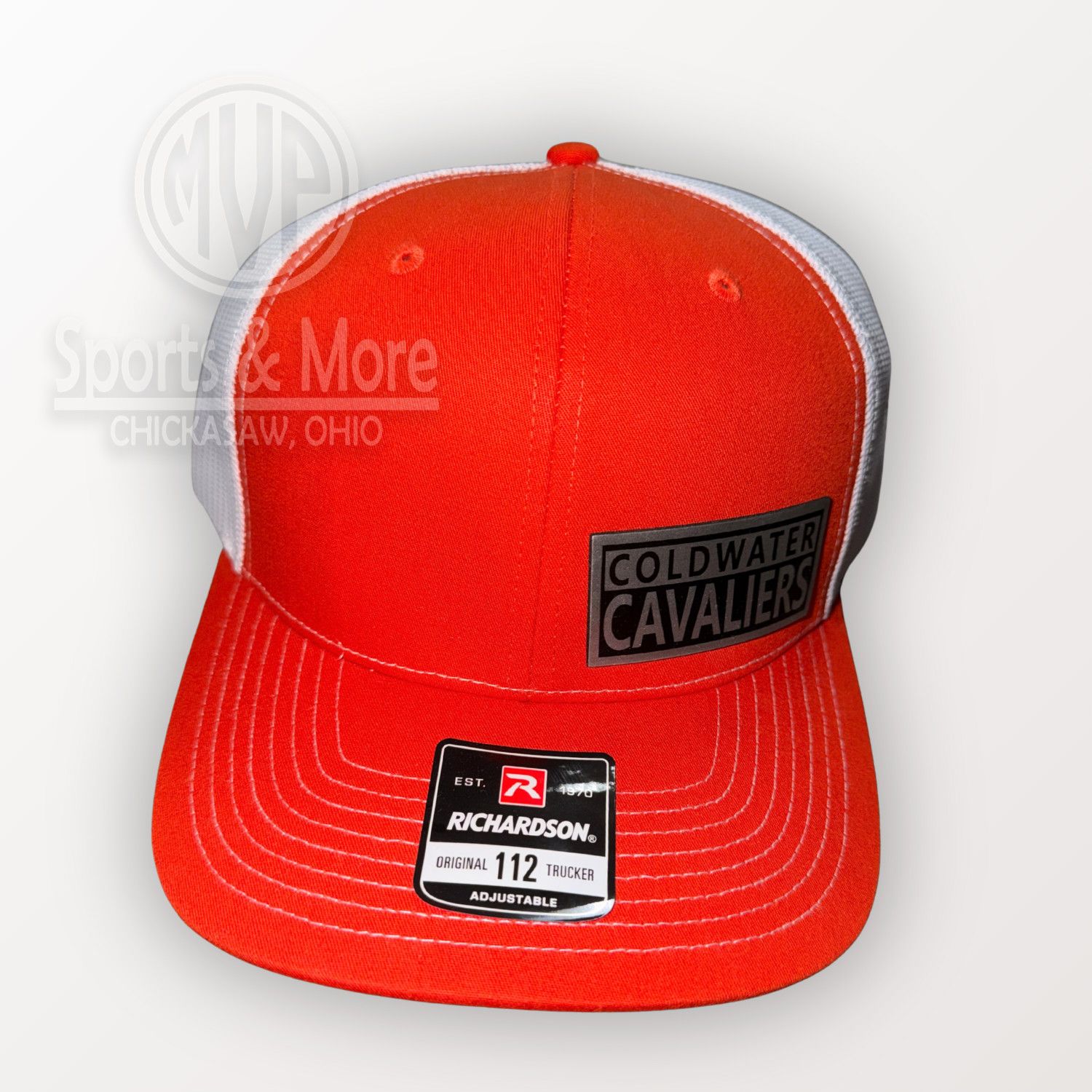 Snapback Trucker Cap-112/ ORANGE/WHITE, Size: M/L