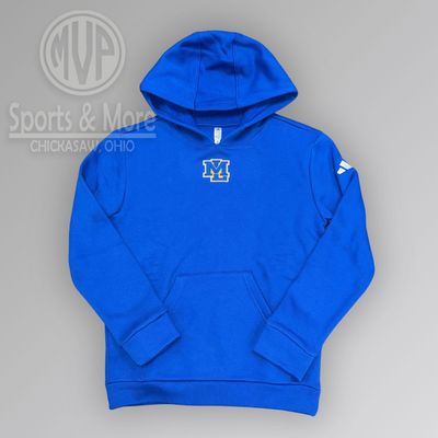 Youth Fleece Hooded Sweatshirt-AT205- LAYERED PATCH
