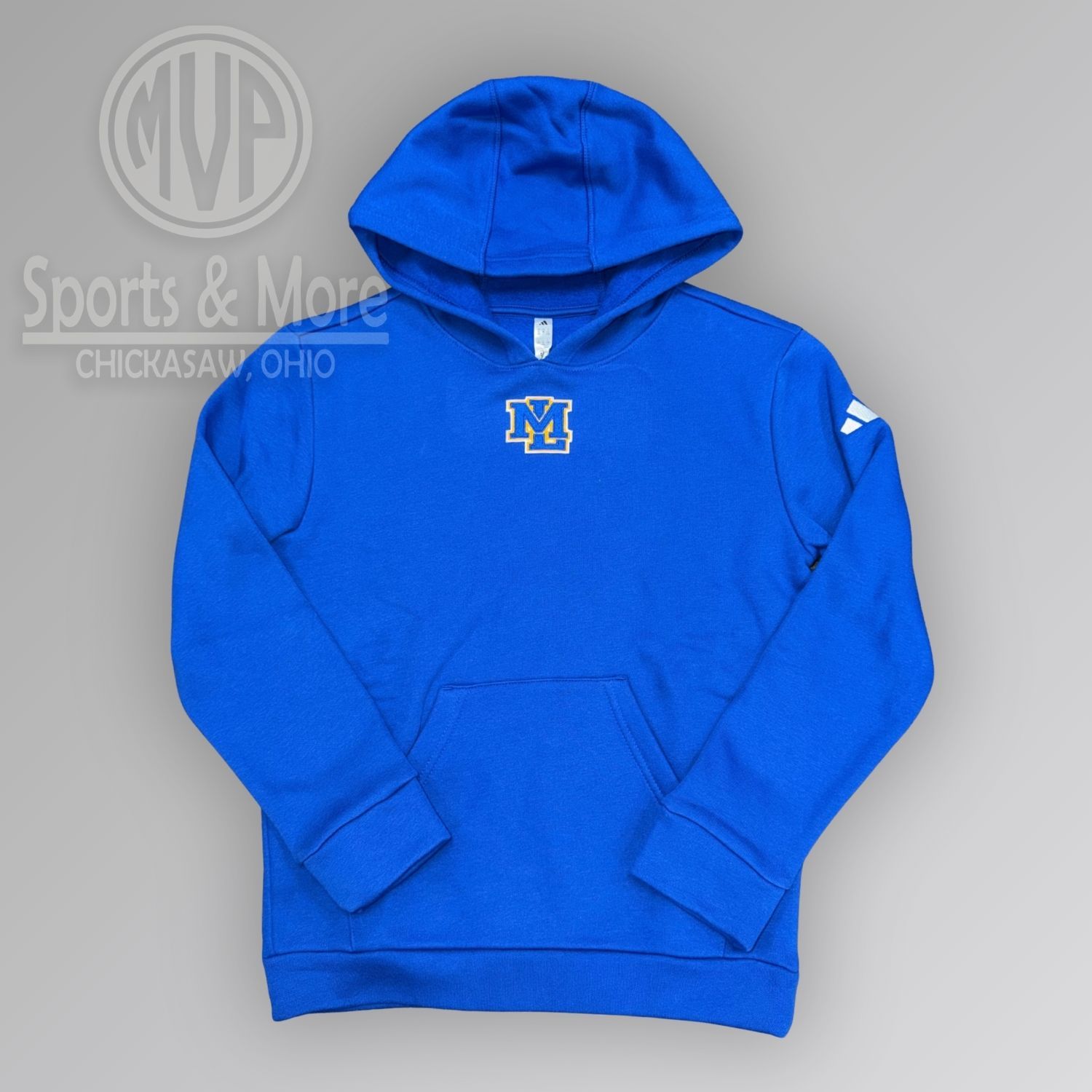 Youth Fleece Hooded Sweatshirt-AT205- LAYERED PATCH, Size: YOUTH XS