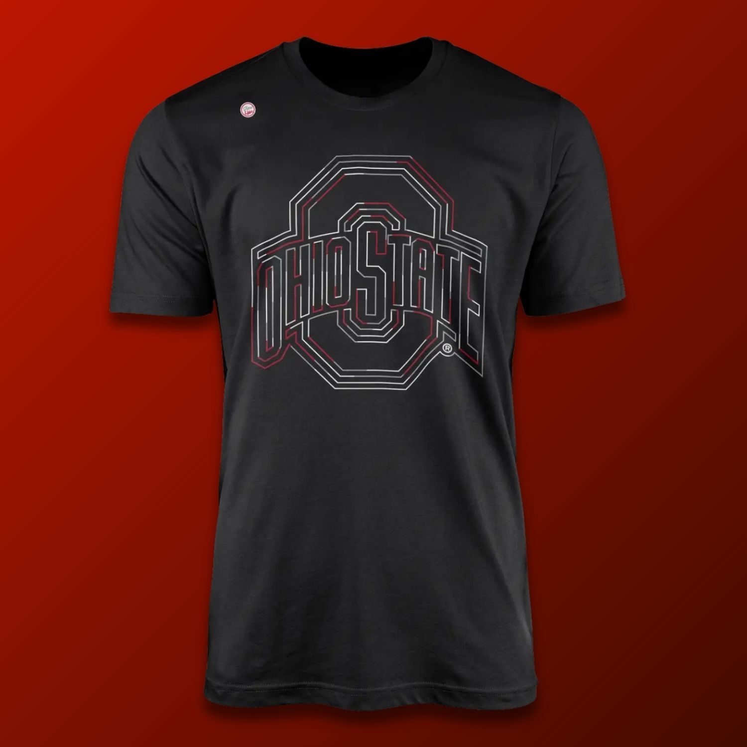 Men's Buckeyes Sketch Tee _ Black _ OH