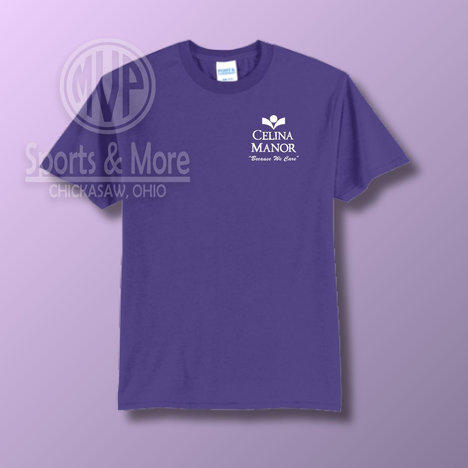 Standard T-Shirt _ Celina Manor, Color: Purple, Size: SMALL