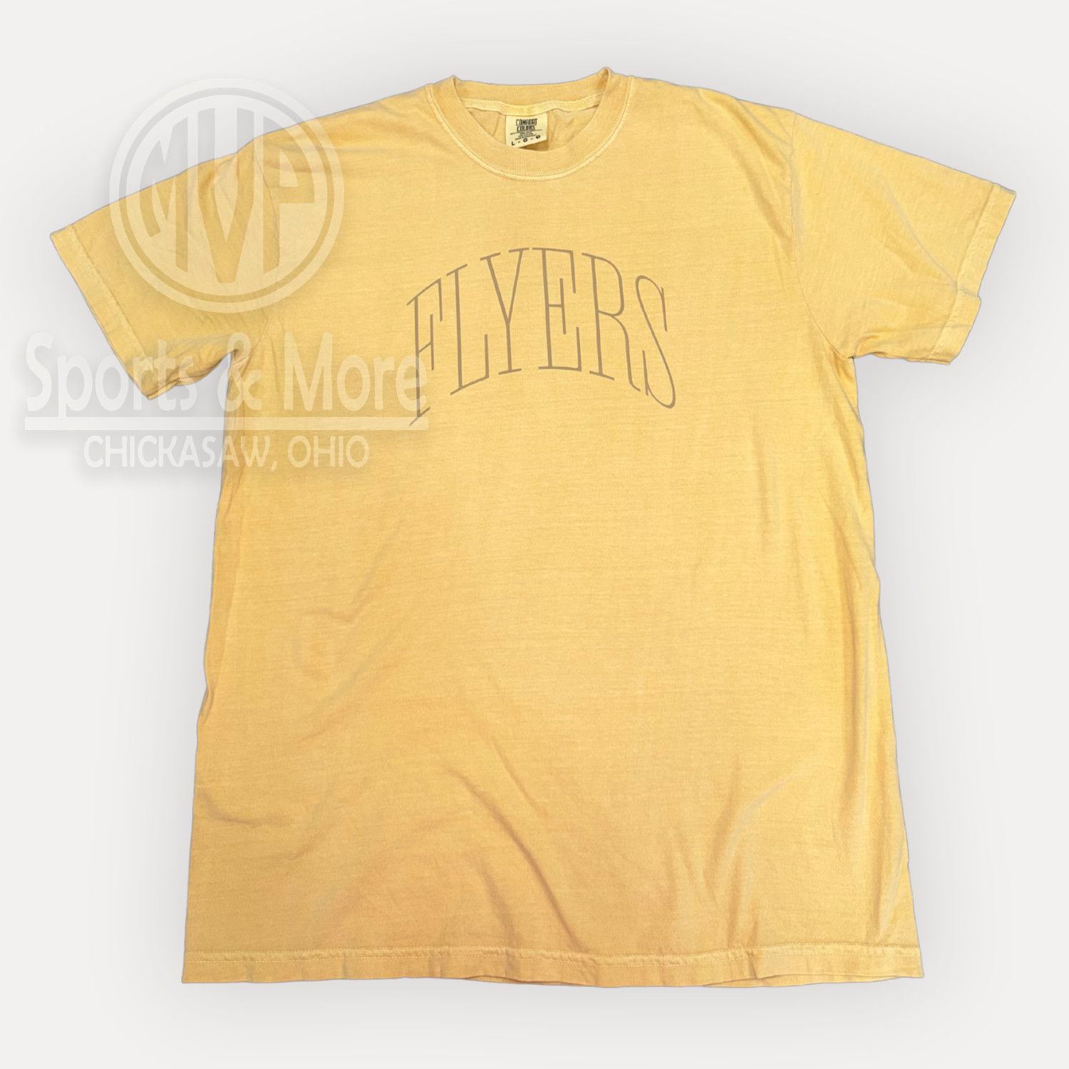 Comfort Colors Heavyweight Ring Spun Tee -1717- FLYERS THIN ARCH, Size: SMALL