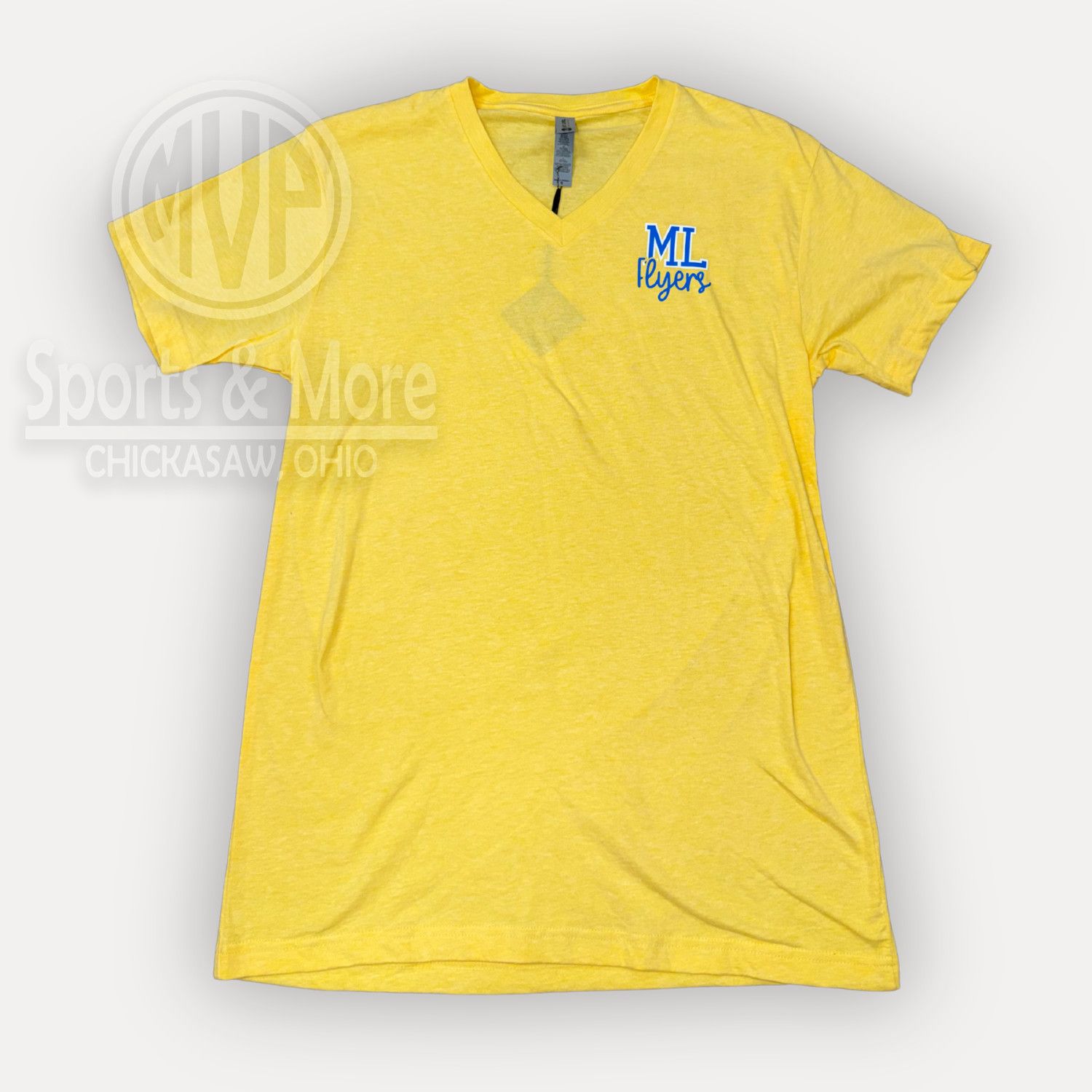Unisex CVC V-Neck Tee - 6240  - LC ML, Size: SMALL