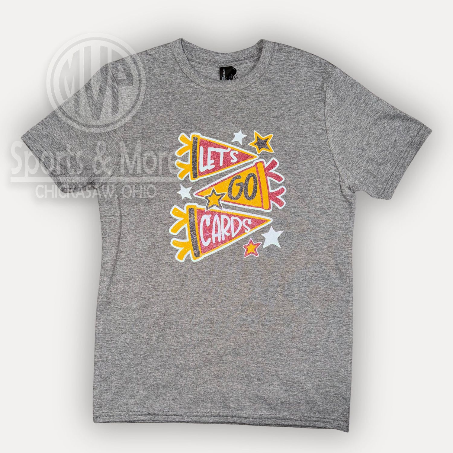 District Youth Very Important Tee- DT6000Y- GLITTER PENNANT-NB, Size: XS