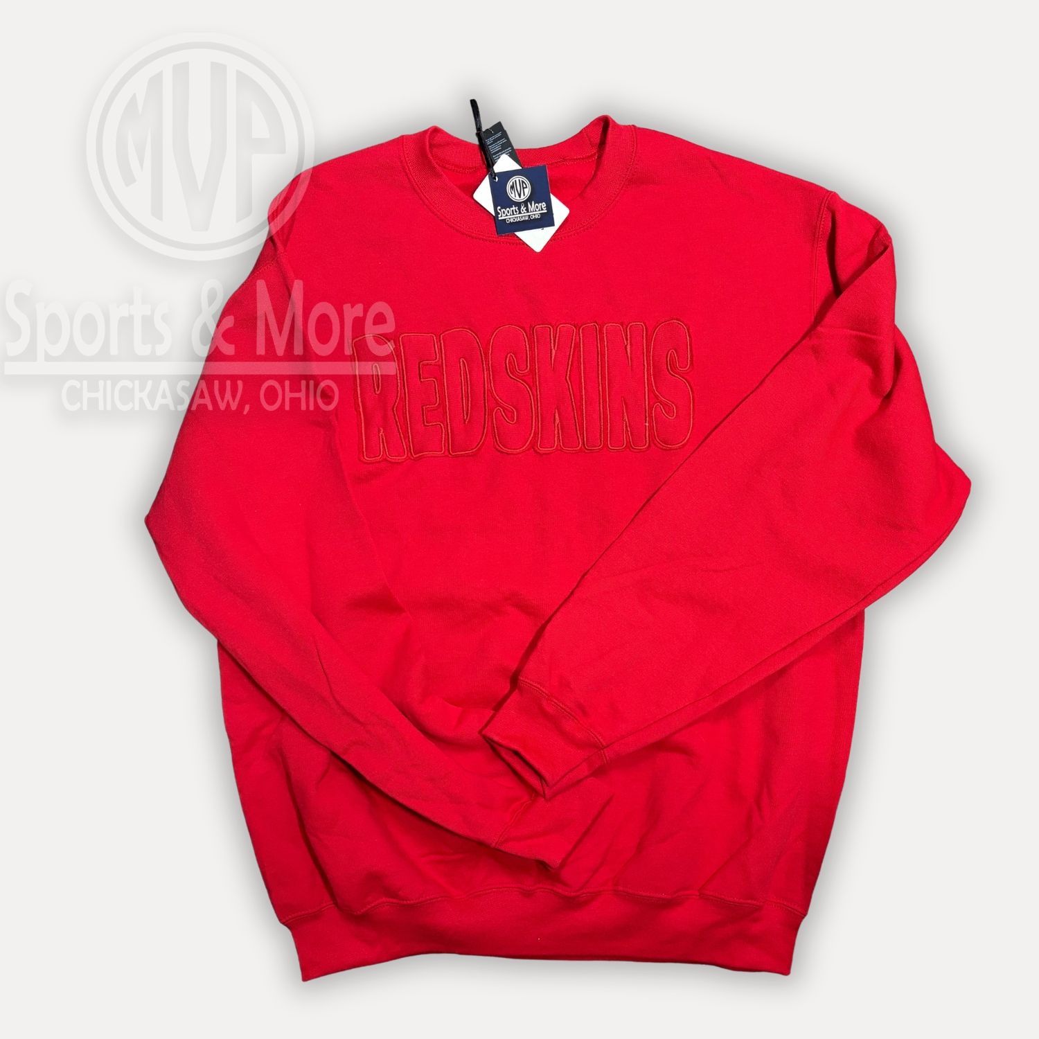 RAGGY - RREDSKINS - RED - Core Fleece Crewneck Sweatshirt - PC78