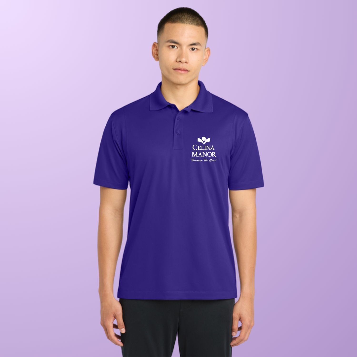 Dri-Fit  Polo _  Celina Manor, Color: Purple, Size: XS