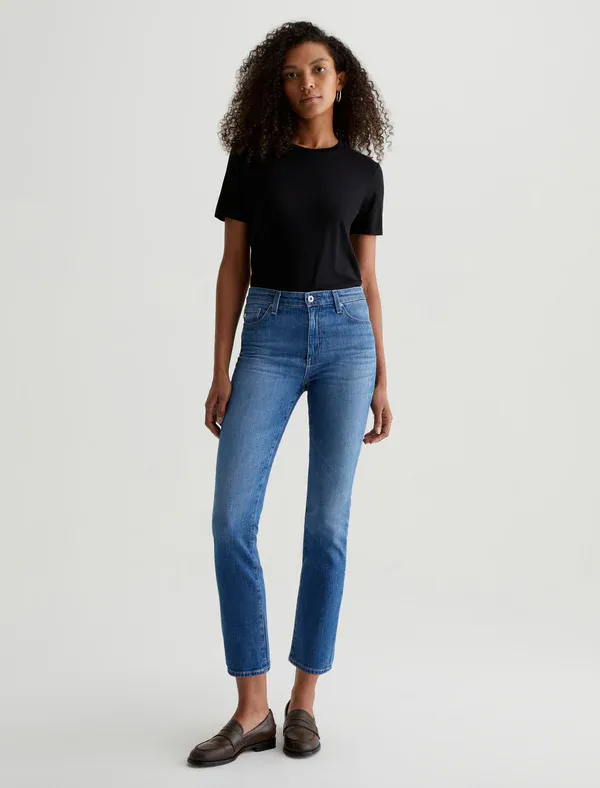 JRN1875RNWY AG JEANS Mari Mid-Rise Slim Straight