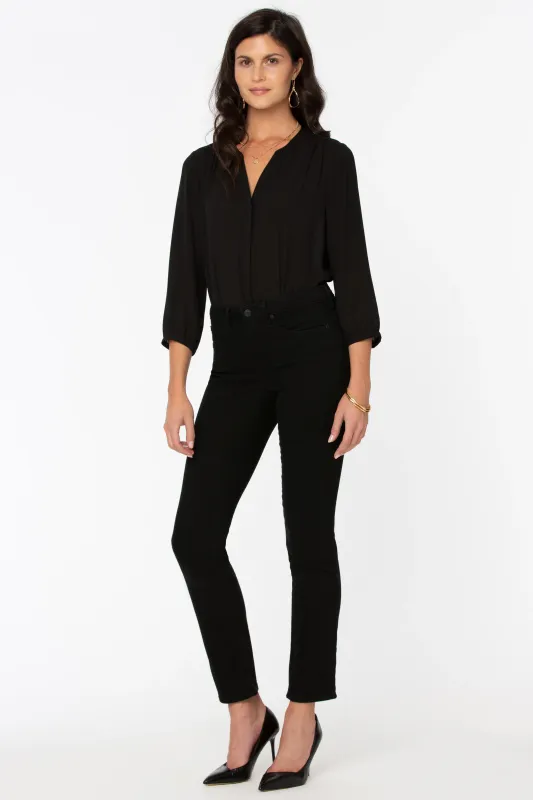 MNBBSS8518   NYDJ, SHERI SLIM JEAN in Black