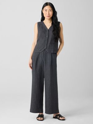 P4800M Linen Délavé Trouser Pant