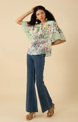 52GQ230A Noah Silk Top