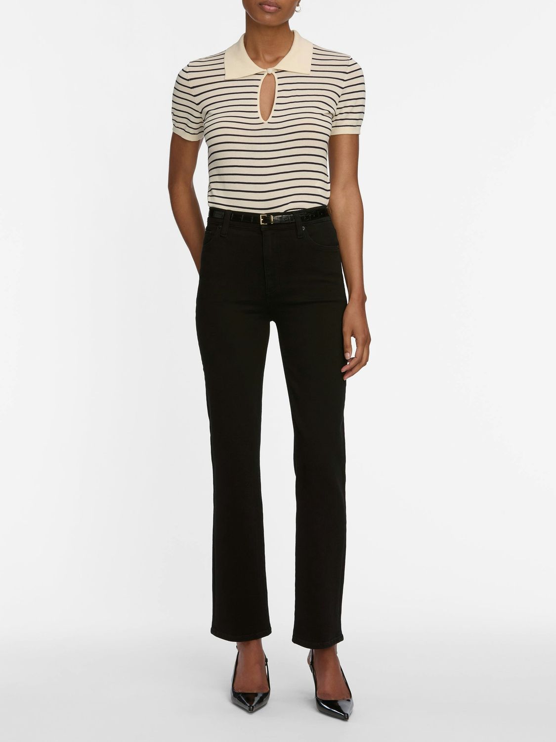 FRAME LE SLEEK STRAIGHT, BLACK LSLS244