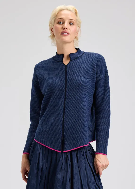 INTARSIA ELBOW PATCH SWEATER ZP7524U