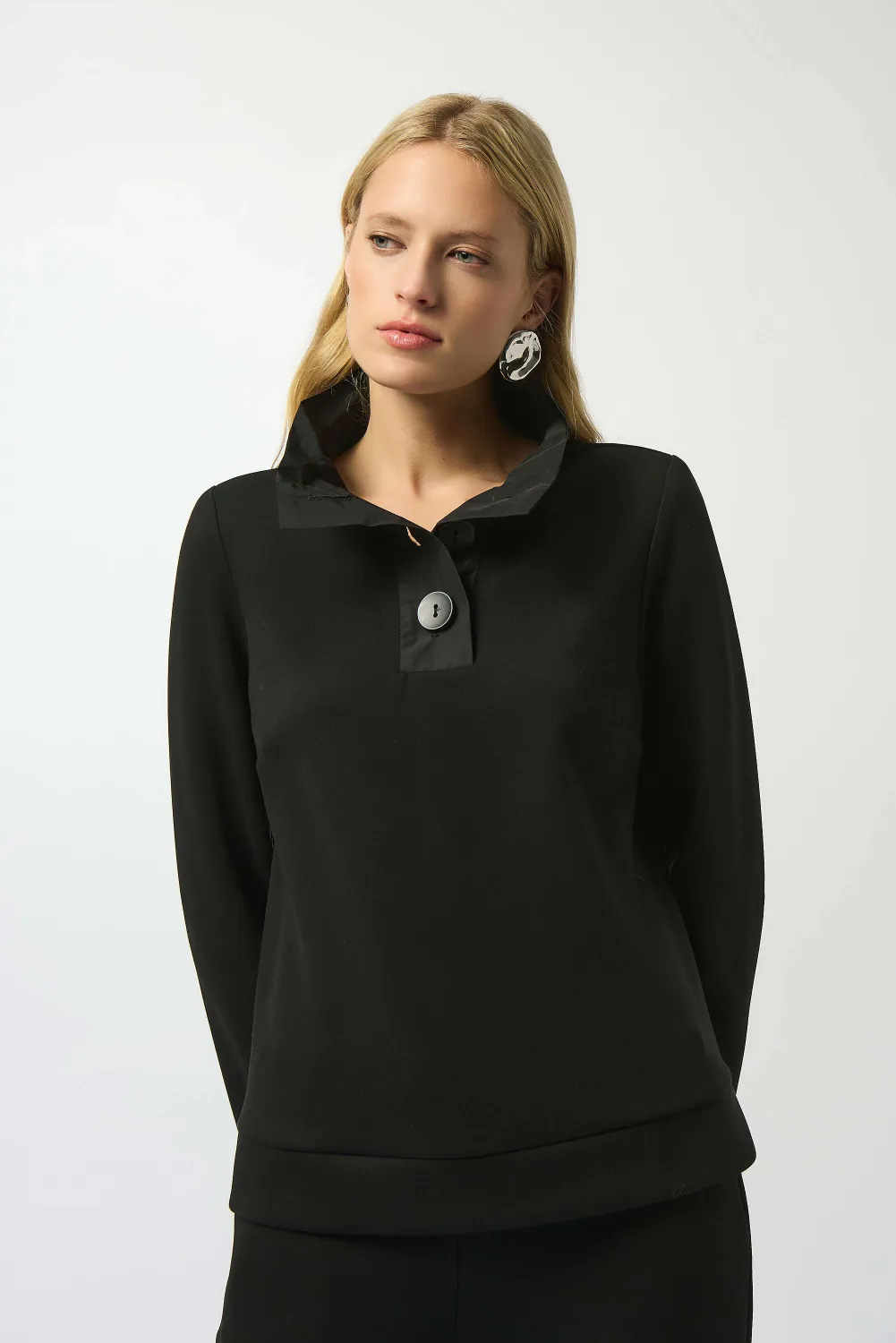 253190 Scuba Jersey Boxy Top