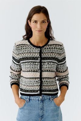 94828 Knit jacket - khaki rose