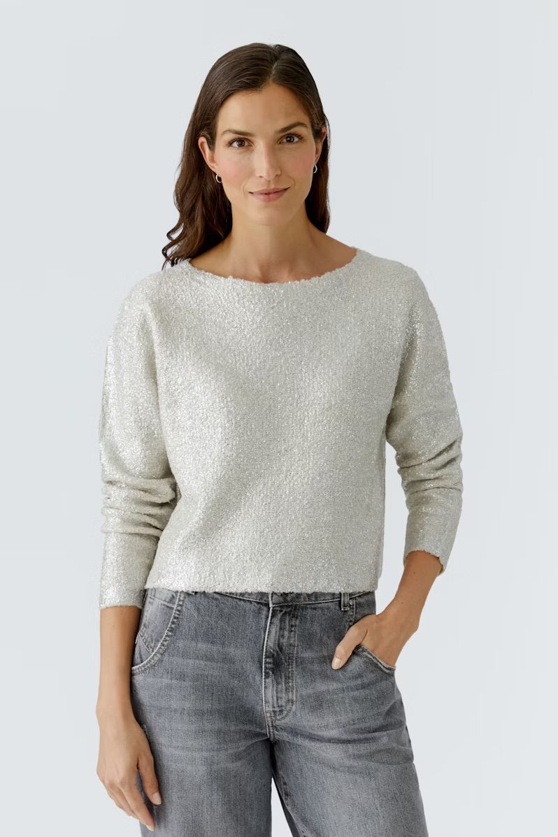 88289 Pullover - silver stone