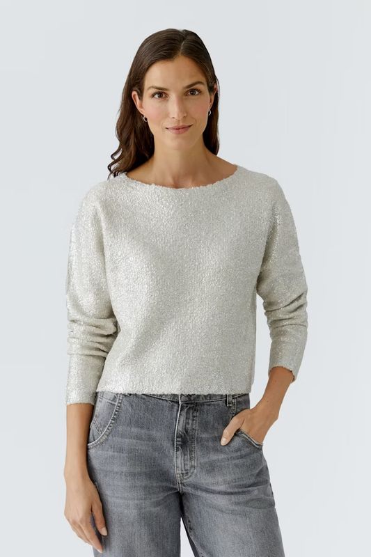 88289 Pullover - silver stone
