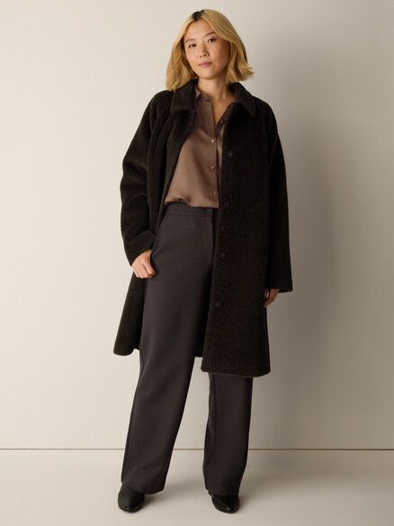 Fine Wool Alpaca Classic Collar Coat