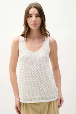 262957 Embellished Knit Camisole