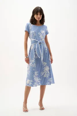262191 Seersucker Floral Print