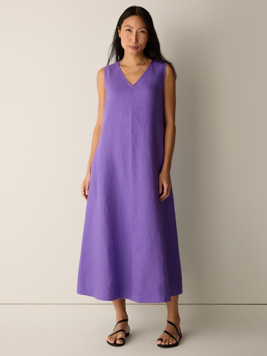 D5426M Organic Linen Easy Dress