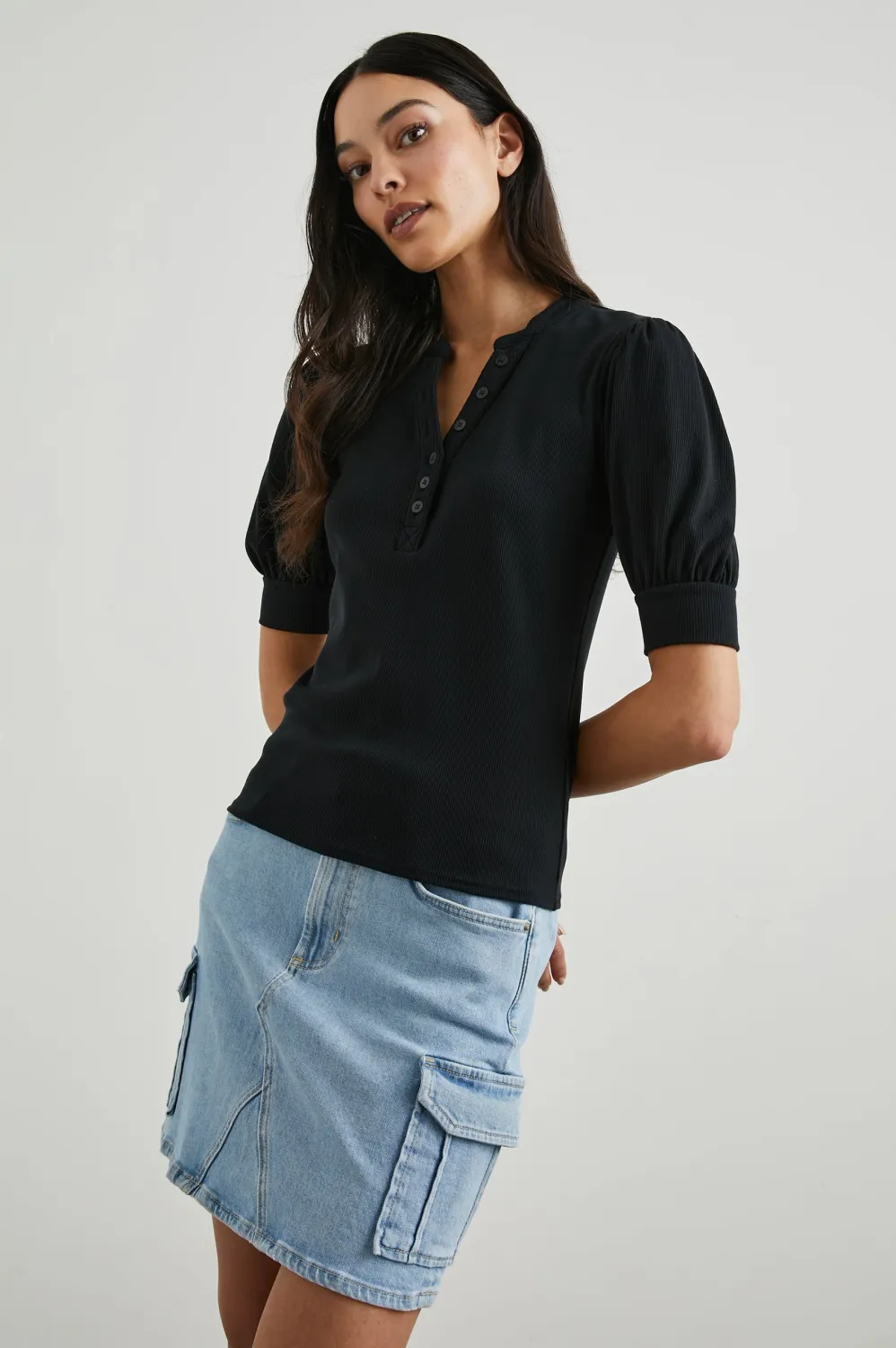 848C-357C- JEWEL TOP, Black