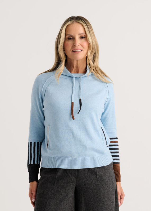 ZP8521u Drawcord Sweater