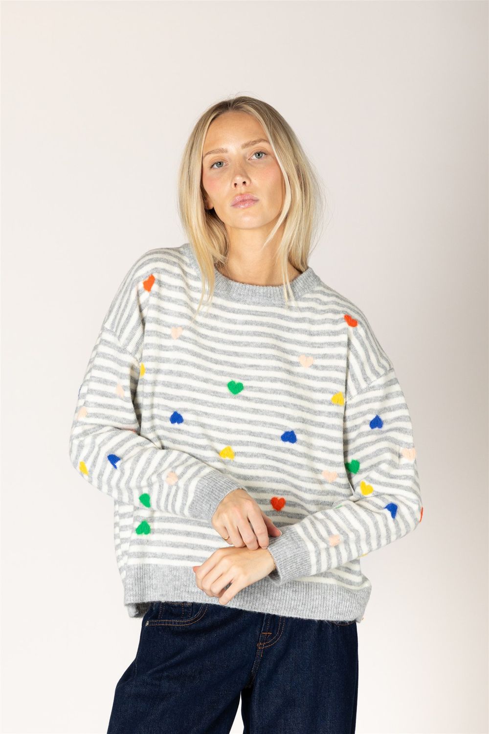 JAIDYN HEART STRIPE