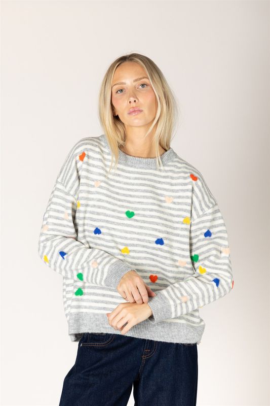 JAIDYN HEART STRIPE