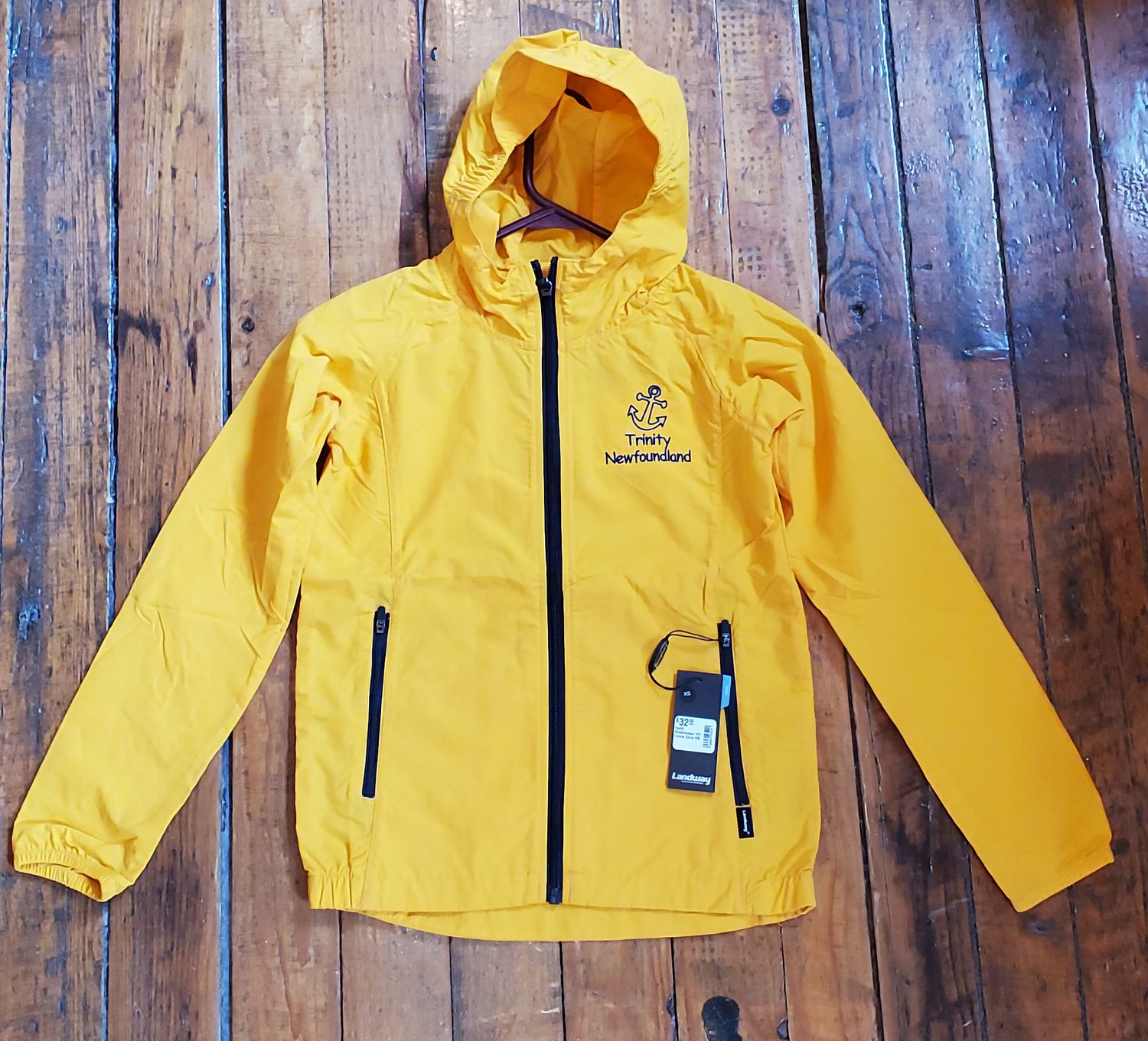 Youth Windbreaker #51, Color: Yellow, Size: Extra SM
