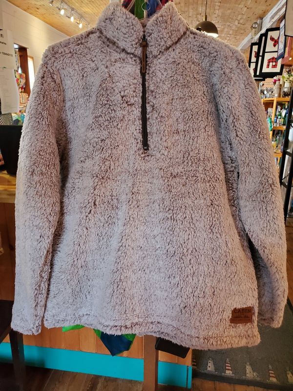Unisex Quart Zip Sweater Frosted Linen #5