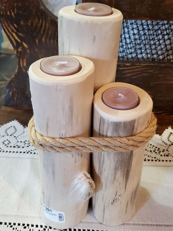 Large Tri Candle Holder #111