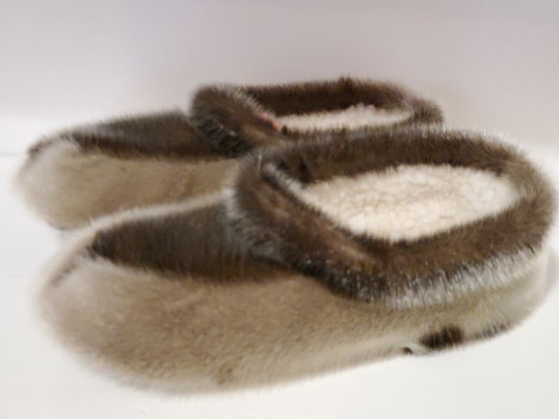 Kids Seal Skin Slippers (Size 2)-#17