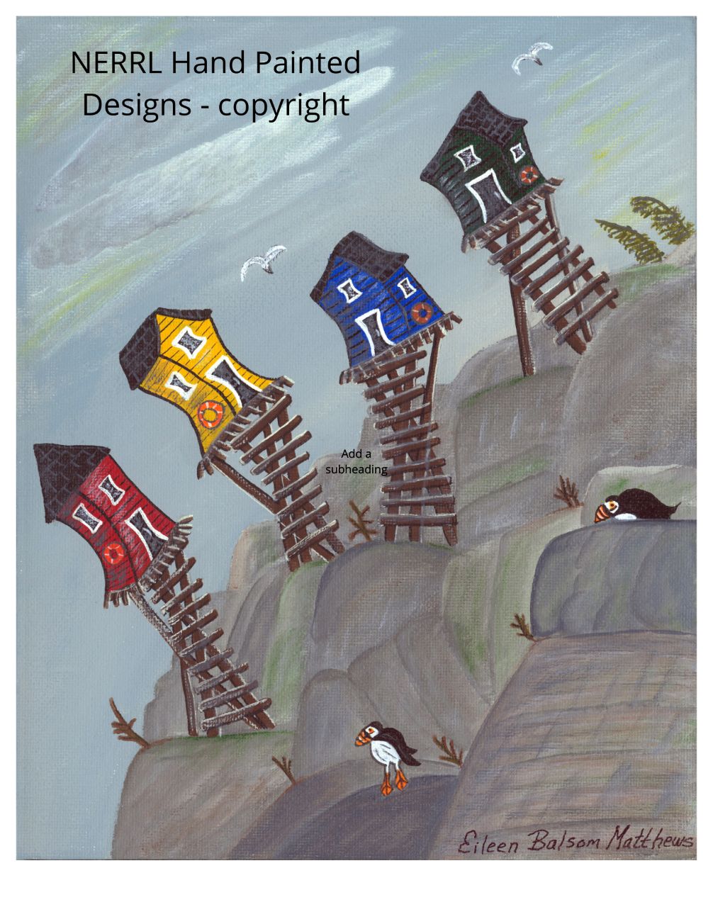 Crooked Stage on Cliffs print 11x14- #47