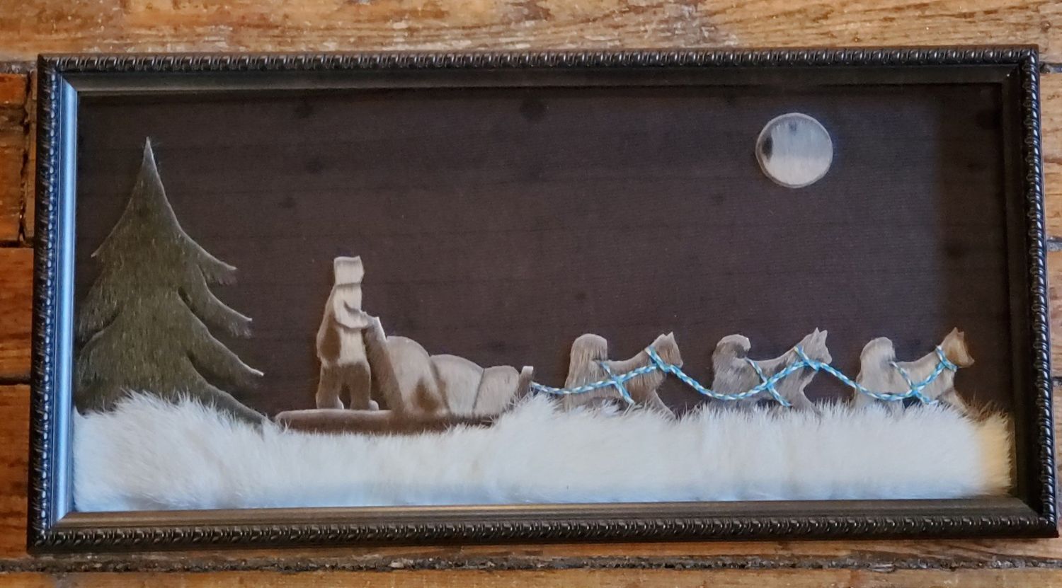 Sealskin Art Tree and Dog Team