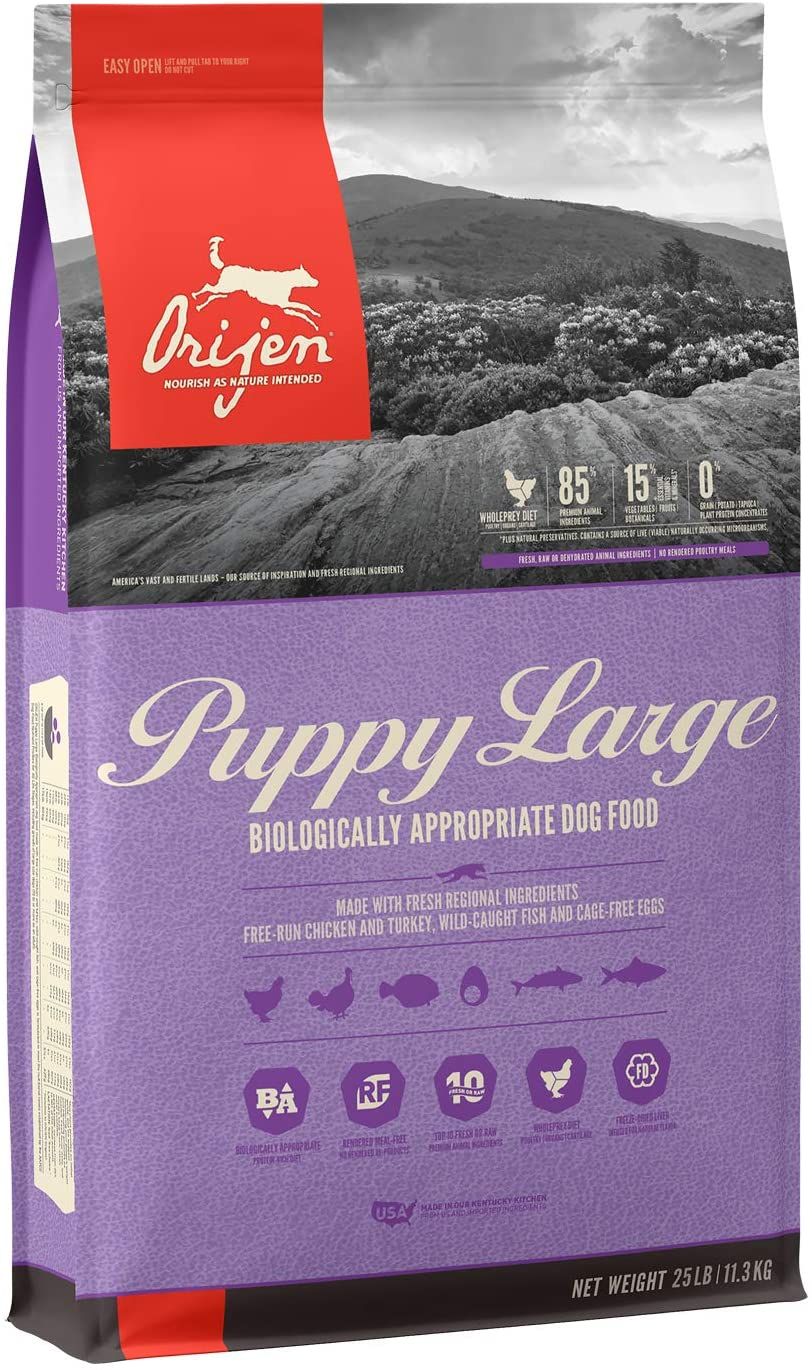 ORIJEN Puppy Large Dry Dog Food, Size: 25-lb