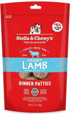 Stella &amp; Chewy&#39;s Dandy Lamb Freeze-Dried Raw Dinner Patties Dog Food