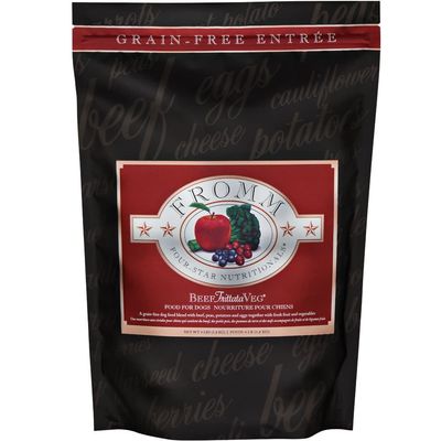 Fromm Four-Star Grain-Free Beef Frittata Veg Recipe Dry Dog Food