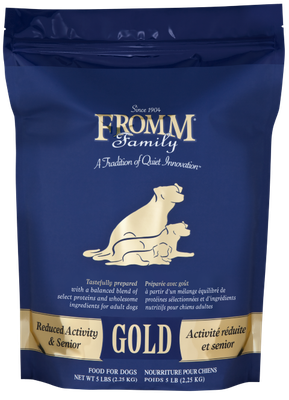 Fromm Gold Grain-Inclusive Reduced Activity &amp; Senior Dry Dog Food 