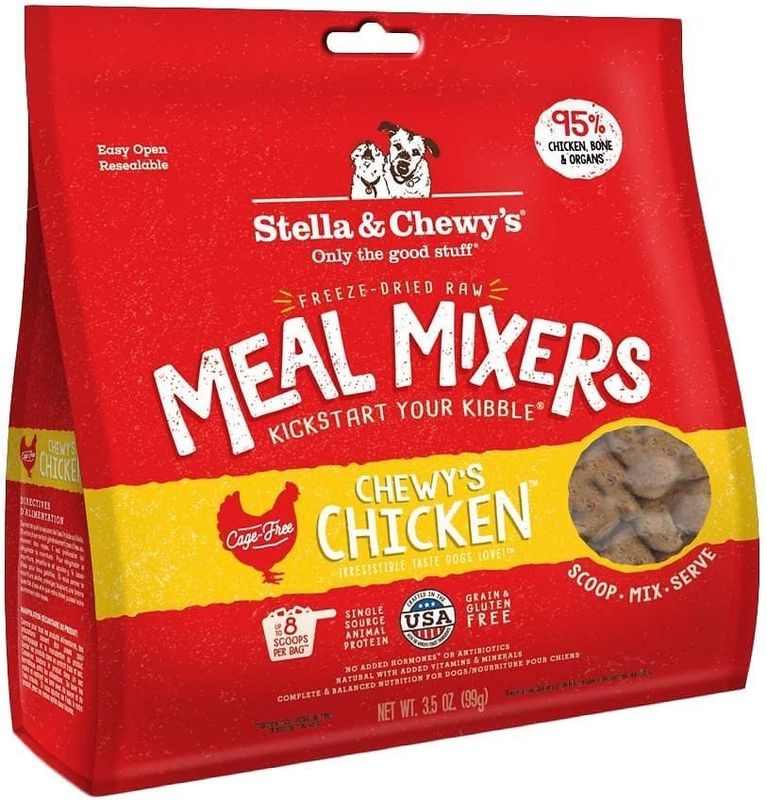 Stella &amp; Chewy's Meal Mixers Chewy's Chicken Raw Freeze-Dried Dog Food