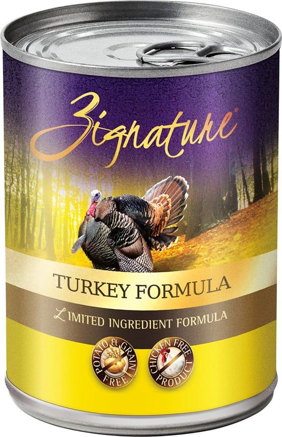 Zignature Limited Ingredient Turkey Formula Canned Wet Dog Food 13-oz