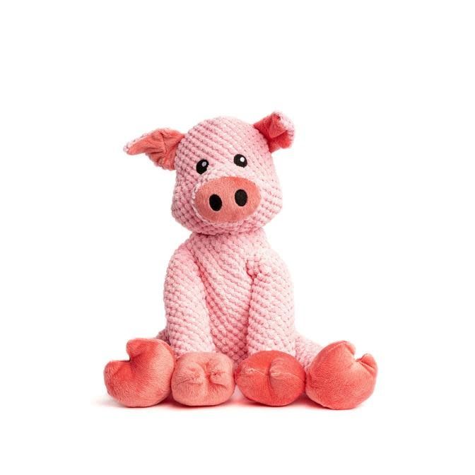Fabdog Floppy Pig Plush Dog Toy