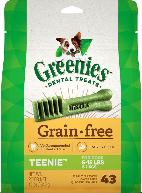 GREENIES Grain-Free Teenie Dental Dog Chew Treats